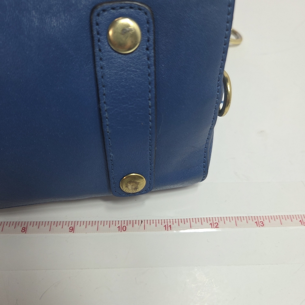 coach ashley leather satchel 2way carry f 19247 gold tone hardware euc - Picture 11 of 14